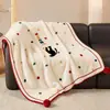 Manta para uso en la oficina, adecuada para todas las estaciones, manta para siesta, manta de sofá, manta cálida de forro polar, chal, cubierta para siesta y nuevos estilos de otoño/invierno