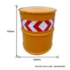 Balde Espessado Anticolisão Injeção de Água Injeção de Areia Saída de Alta Velocidade Balde Refletivo Balde de Barreira Circular de Aviso de Estrada Instalações de Tráfego