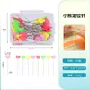 Alfiler de mariposa ciruela con botón en caja, hecho a mano, para coser patchwork, con posicionamiento fijo, 50 unidades por caja, 100 unidades por caja