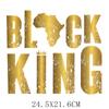 Estampagem a Quente de Meninos Negros Transfronteiriça em estoque Impressão de Camisetas Padrão de Transferência Térmica Logotipo de Estampagem a Quente Lavável Figura de Estampagem Offset