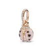 2025 Venta Caliente Transfronteriza Nuevo Aleación con Goteo de Aceite Estrella Luna Corazón Pétalos Mariquita Cuentas Pulsera DIY Accesorios Joyería