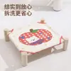 Cama de Acampamento para Pet, Cama Elevada de Madeira para Gatos, Cama para Cachorros, Cama para Gatos para Todas as Estações, Cama de Verão Removível e Lavável para Gatos e Cachorros