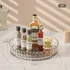 Bandeja de Almacenamiento Giratoria de 360 Grados Hogareña de Escritorio Bandeja para Frutas Cosméticos Snacks Condimentos Bandeja de Almacenamiento Multifuncional Transfronterizo