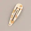 Pinza para el pelo de clip Bb de concha de tortuga esmerilada de alta gama europea y americana transfronteriza de 5 cm con estampado de concha de tortuga para flequillo de niñas, venta al por mayor de fábrica