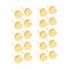 Aretes de Acero Inoxidable en Forma de Corazón para Mujer, Dulces y Versátiles, Exquisitos y Compactos, Aretes en Forma de Corazón con Diamantes, Joyería de Exportación al por Mayor