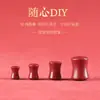 Nudo de Bambú Cinabrio Alto Contenido Carácter de Riqueza Accesorios DIY Cuentas Sueltas Colgantes Arena Oro Púrpura Venta Directa de Fábrica Mayoreo