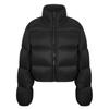 2024 Estilo Coreano para Mujer Suelto Talla Grande Cálido y a la Moda Invierno Nuevo Estilo Pequeño Americano Pan Grueso Ropa Exterior