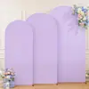 Cubierta de Tela para Arco de Boda de Tres Piezas Transfronteriza Decoración de Fondo Set de Montaje para Fiesta de Cumpleaños Forma de Cubierta de Tela Semicircular