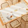 Tapete de mesa de jantar Tapete de mesa de couro Toalha de mesa Toalha de mesa Almofada Tapete de mesa Light Luxury High-Level Wash-Free Oil-Proof Waterproof Coffee Table