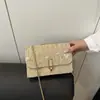 Palha Tecida Renda Personalizada 2026 Nova Tendência Moda Corrente Popular Verão Nova Corrente Ombro Transversal Pequena Quadrada Bolsa