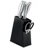 Conjunto de Facas Moderno Minimalista com Bainha, Faca de Osso de Cozinha em Aço Inoxidável, Faca para Legumes, Conjunto de Seis Peças de Facas de Cozinha para Presente, Yangjiang