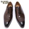 Sapatos masculinos de couro legítimo, calçados masculinos casuais da moda, de grande marca, mesmo estilo, camada superior de couro bovino, sapatos masculinos de negócios, tamanho europeu padrão