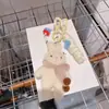 Hd11267A06 Cor Maillard Algodão Preenchido Urso Boneco Chaveiro de Carro Pingente de Bolsa Corrente para Pendurar Celular
