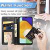 Capa de couro com flip magnético para celular Samsung A13, capa para celular Samsung Galaxy A52/72