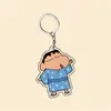 Accesorios Populares para Mochila Escolar de Crayon Shin-Chan, Llavero Estilo Ins, Colgante Lindo, Suministro Directo del Fabricante, Regalo de Vacaciones