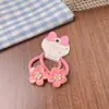 Nuevas Gomas para el Cabello de Niña Cuerdas para el Cabello de Flores de Colores Accesorios para el Cabello de Bebé Elásticos para el Cabello No Dañinos Cuerdas para el Cabello de Alta Elasticidad para Niñas