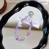 Lirio del Valle Cordón para Teléfono con Cuentas Llavero de Cristal Colgante para Bolso Accesorio para Llaves de Coche Regalo Pequeño Venta al por Mayor