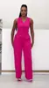 Conjunto de Duas Peças Feminino de Verão Africano Transfronteiriço Nova Moda Regata sem Mangas Calça de Perna Larga Traje Elegante Feminino Europeu e Americano