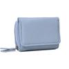 Cartera Mini de Cuero Genuino con Textura de Estilo Japonés para Mujer 70% de Descuento Monedero Multifuncional Nuevo de Gran Capacidad