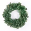Especializado en Comercio Exterior, Coronas de Navidad Transfronterizas, Coronas de Hierba Verde Puntiaguda de PVC, Decoraciones Festivas Artificiales Ecológicas, Venta al por Mayor desde Fabricantes
