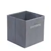 Caja de Almacenamiento de Tela No Tejida Sin Tapa, Caja Plegable Grande para Almacenamiento de Ropa del Hogar, Artículos Varios, Libros, Cesta de Almacenamiento de Tela al por Mayor