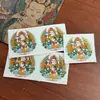 Gran Venta Tíbet Nepal Puro Pintado a Mano Thangka Vajrasattva Núcleo de Tarjeta de 3.5