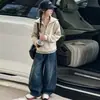 Novos moletons de outono para meninas mais velhas, roupas infantis, conjuntos de duas peças para meninas de primavera e outono, tops com gola tipo two-piece falso, versáteis e estilosos