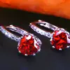 Amazon wish Los más vendidos Estilo Coreano Clásico Forma de Corazón Incrustaciones de Circonita Pendientes para Mujer Elegantes Pendientes de Plata para Niña Pequeña