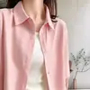 2026 Nuevo Diseño Popular Estilo Coreano Chaqueta Antiarrugas Verano Delgada Nicho Holgada Ropa de Protección Solar para Mujer Ropa Exterior