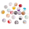 Múltiples Estilos de Cuentas Redondas con Purpurina Fina de 16 mm, Cintas con Lámina de Oro, Cuentas Sueltas para Cadenas de Teléfono DIY, Pulseras, Collares y Accesorios de Joyería