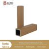 Atacado de Fábrica Bang Ying Teto Coluna de Madeira Plástica Material Divisória Forma de Entrada Decorativa Galeria Plástico Madeira Grelha Quadrada
