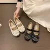 Sapatos Baixos Quadrados Brancos Retrô de Salto Baixo para Mulheres 2026 Nova Coleção Primavera Outono Solado Macio Com Saia Sapatos Mary Jane