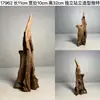 Ornamento de Paisaje de Madera para Acuario Tamaño Pequeño Puente de Arco de Madera de Tejo Morado Natural Tocones de Árboles Sudamericanos Plataforma para Tomar el Sol de Tortuga Escondite Pilar Hundido