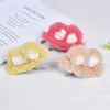 Pinza para el pelo de oso de peluche dulce y linda estilo ins coreano para flequillo lateral de mujer, clip BB para la parte trasera de la cabeza, accesorios para el cabello