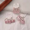 Nueva Diadema de Gato de Dibujos Animados para Niños que No Lastima Banda Elástica para el Cabello Diadema Linda Cuerda para el Cabello de Manzana con Lazo Tocado