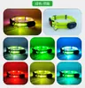 Collar LED Iluminado Mejorado con Siete Modos de Luz de Colores, Recargable, Iluminado por la Noche, Collar para Perro