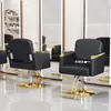 Silla de Peluquería, Silla Especial para Salón de Peluquería, Silla Giratoria Elevable para Barbería, Silla de Belleza, Silla de Peluquería