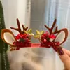 2022 Novo Adereço de Cabeça de Natal Grampo de Cabelo de Galhada Infantil Acessórios de Cabelo para Menininhas Grampo de Cabelo Explosões de Bebê Meninas Mulheres
