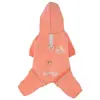 Abrigo de invierno impermeable para mascotas de dos tonos con cuello alto, chaleco cortavientos y cálido, adecuado para uso en exteriores, se puede sujetar a una correa, chaqueta de algodón casual para perros