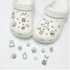 Amuletos para Zapatos Croc, Accesorios para Mujer, Clips para Zapatos DIY, Decoraciones 3D con Pedrería, Clips Desmontables, Estilo de Moda de Influencers