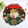 Nueva Decoración Navideña Guirnalda de Navidad 30CM Corona de Navidad Colgante de Puerta Navideño Hotel Centro Comercial Adornos Navideños