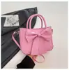 Bolso Nuevo Dulce con Lazo Grande para Mujer 2026, Estilo Femenino Suave, Mini Bolso Cruzado de Hombro Multicolor