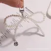 Nuevo Colgante Llavero de Perlas y Lazo Estilo Nicho, Decoración de Bolso Moderna y Única, Correa Personalizada para Teléfono