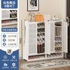 Porta doméstica externa sapateira multicamadas grande armário para sapatos corredor interno bambu simples novo 2024 entrada