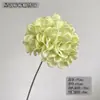 Flor de Hortensia Coreana Caramelo Flor Falsa Arreglo Floral Decoración Guía de Camino de Boda Arte Floral Decorativo Ramo de Hortensias Artificiales