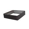 Jardín de flores de chapa galvanizada de fábrica Amazon transfronterizo cuadrado espolvoreado exterior jardinería caja de plantación macetero