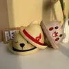 Sombreros de paja para niños al por mayor, sombreros redondos con ala de oso guiñando súper lindos para niños y niñas, sombreros de sol de verano para exteriores