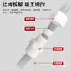 Conector de Terminal Reto de PTFE Politetrafluoroetileno PE Resistente a Ácido e Alcali Resistente a Altas Temperaturas Conector de Mangueira com Rosca Externa