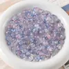 Novas Contas de Vidro Tricolor Rachadas pelo Gelo 10mm Contas Soltas de Vidro Transparente Gelo Acessórios para Fazer Pulseiras DIY Artesanais
