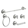 Porta Toallas de Acero Inoxidable de Primera Calidad con Ventosa, Barra Telescópica sin Taladro, Anillo para Toallas de Baño, Soporte para Papel de Cocina, Gancho con Ventosa